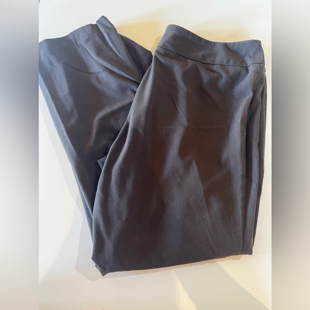 Brown no button dress pants